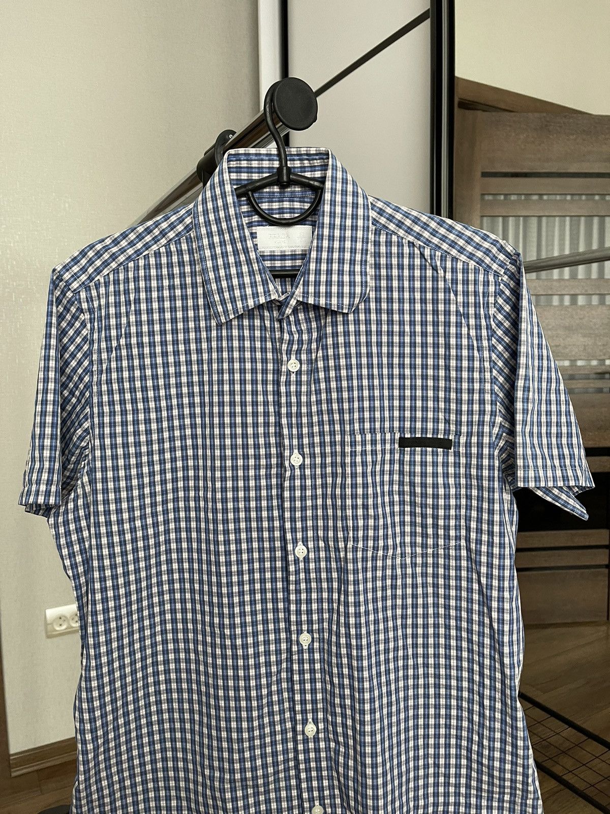 Other Prada Milano Checked Shirt Button Up Size US M / EU 48-50 / 2 - 5 Thumbnail