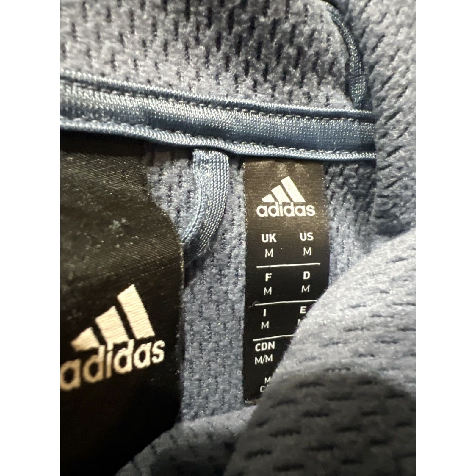 Adidas ADIDAS Hoodie Climacool Pullover Blue M Mens Regular Fit Hooded Sweatshirt with Logo 3 Stripes Size US M / EU 48-50 / 2 - 5 Thumbnail