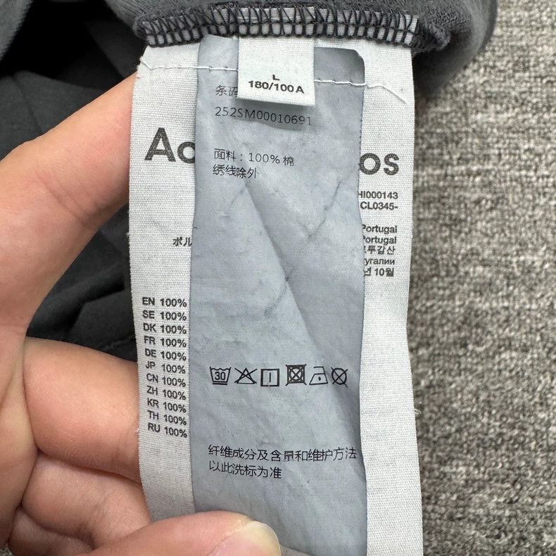 Acne Studios Acne Studios Embroidered letter short-sleeved shirt Size US L / EU 52-54 / 3 - 3 Thumbnail