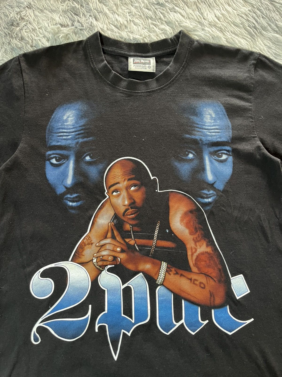 Rap Tees Vintage 90s Bootleg Tupac shakur memorial t shirt Size US M / EU 48-50 / 2 - 3 Thumbnail