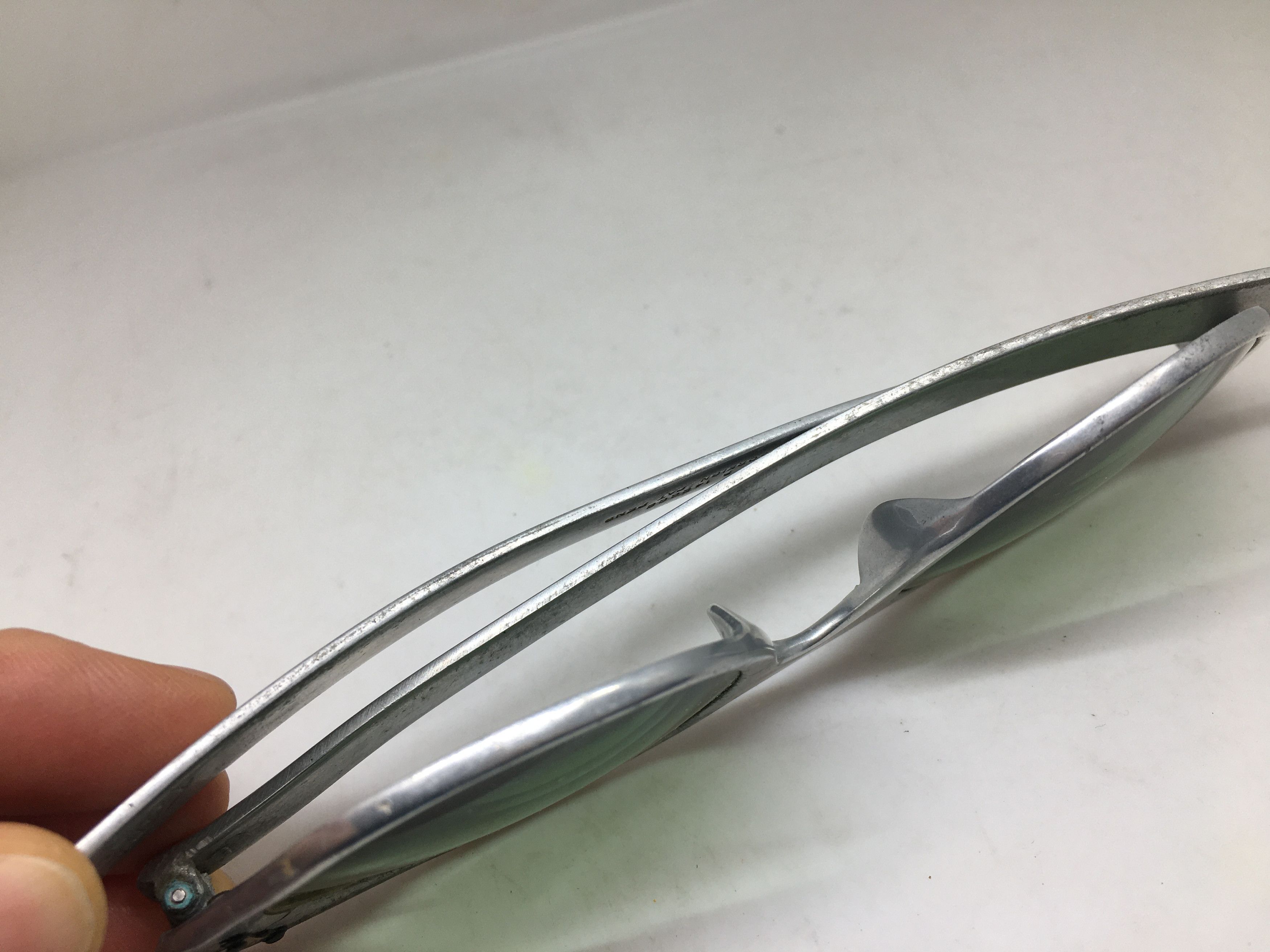 Vintage Vintage 50s TURA Woman Aluminum Silver Cateye Eyeglasses Size ONE SIZE - 11 Thumbnail