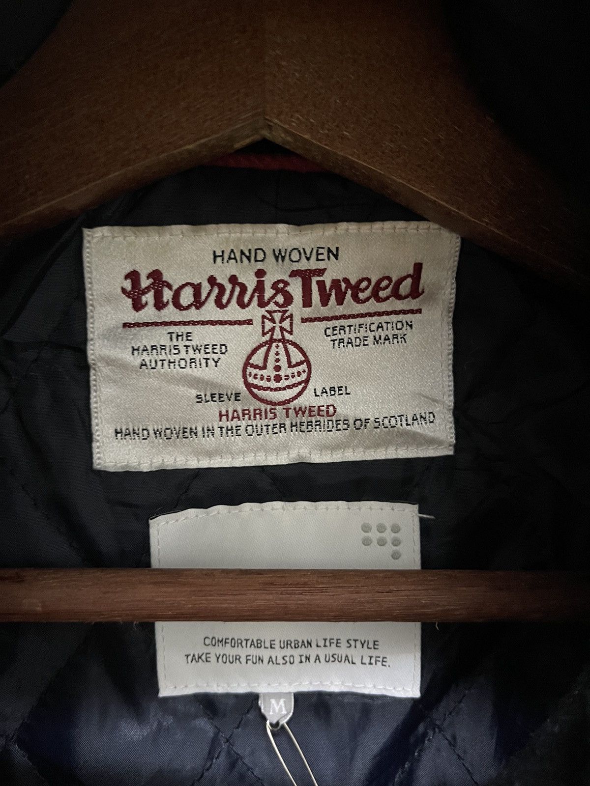 Harris Tweed VINTAGE HARRIS TWEED HERRINGBONE JACKET HOODIES Size M / US 6-8 / IT 42-44 - 4 Thumbnail