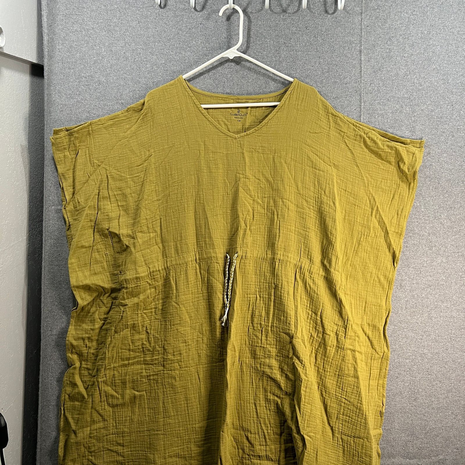 Other Cuddl Duds Casual Top Shirt Ladies Green Deep Moss Size 1X Size XL / US 12-14 / IT 48-50 - 1 Thumbnail