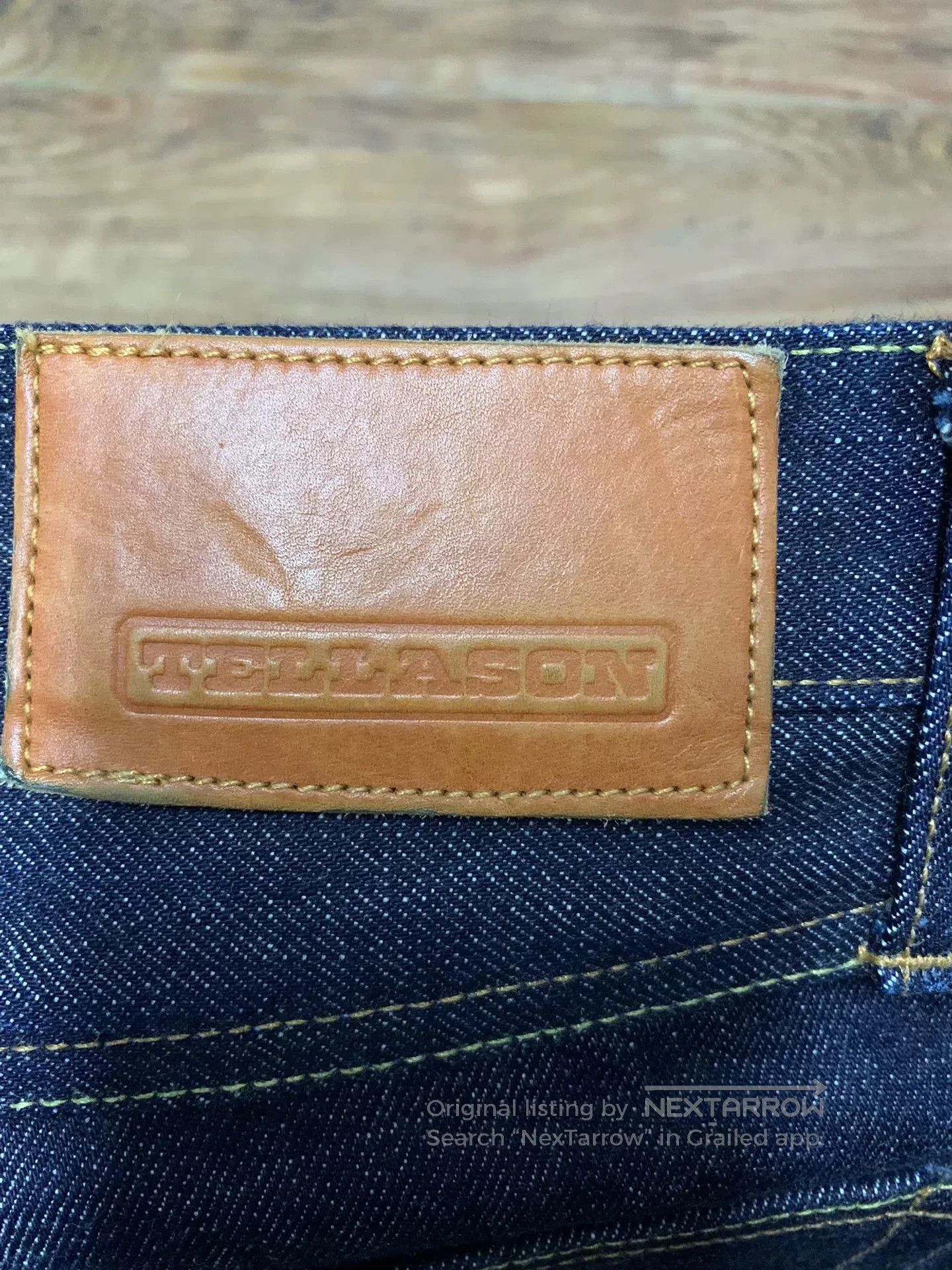 Tellason tellason ladbroke denim pants 16.5oz. Size US 33 - 6 Thumbnail