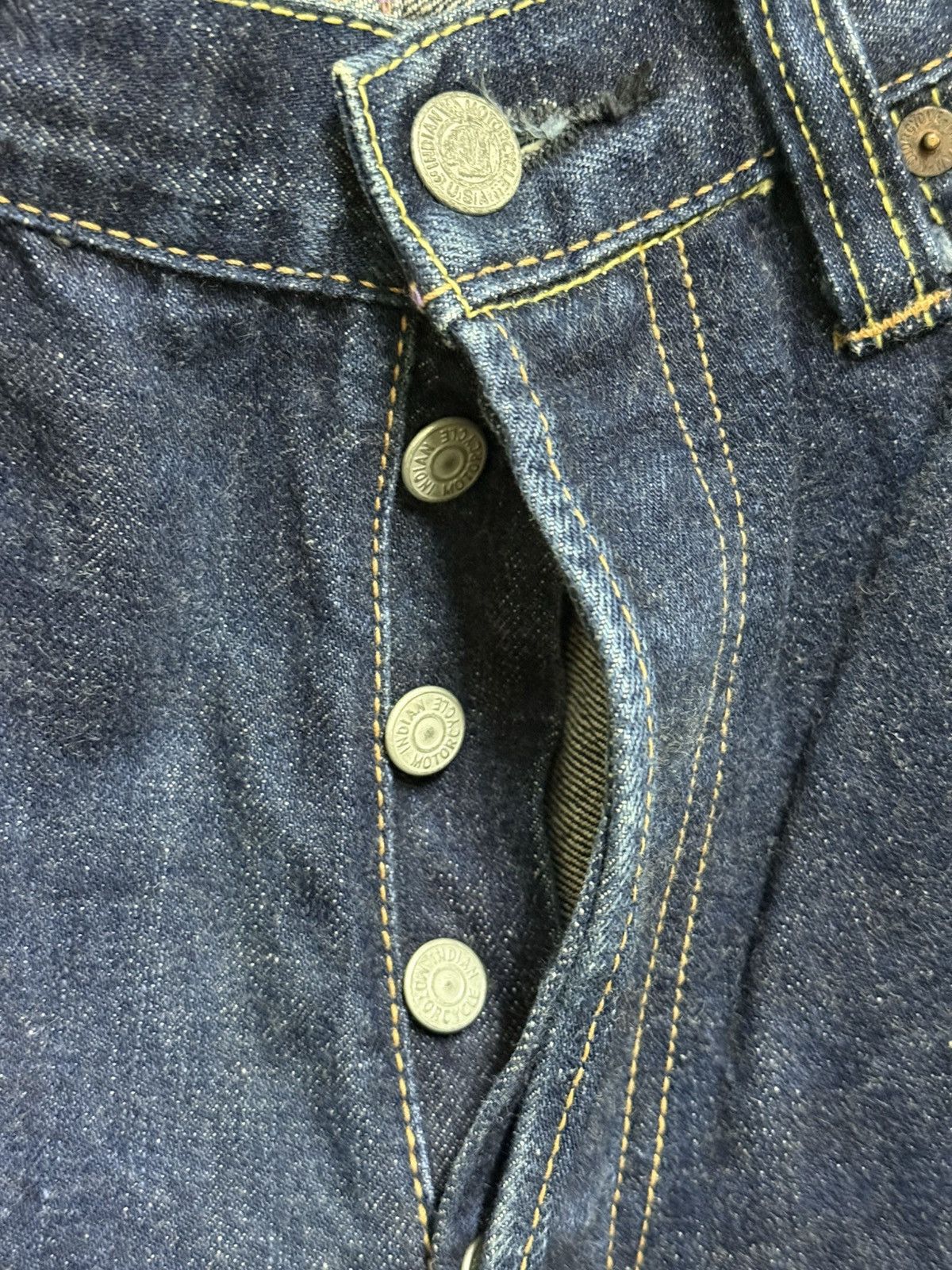 Indian Motorcycle Indian Motorcycle Selvage Jeans Leather Pocket Size US 32 / EU 48 - 6 Thumbnail