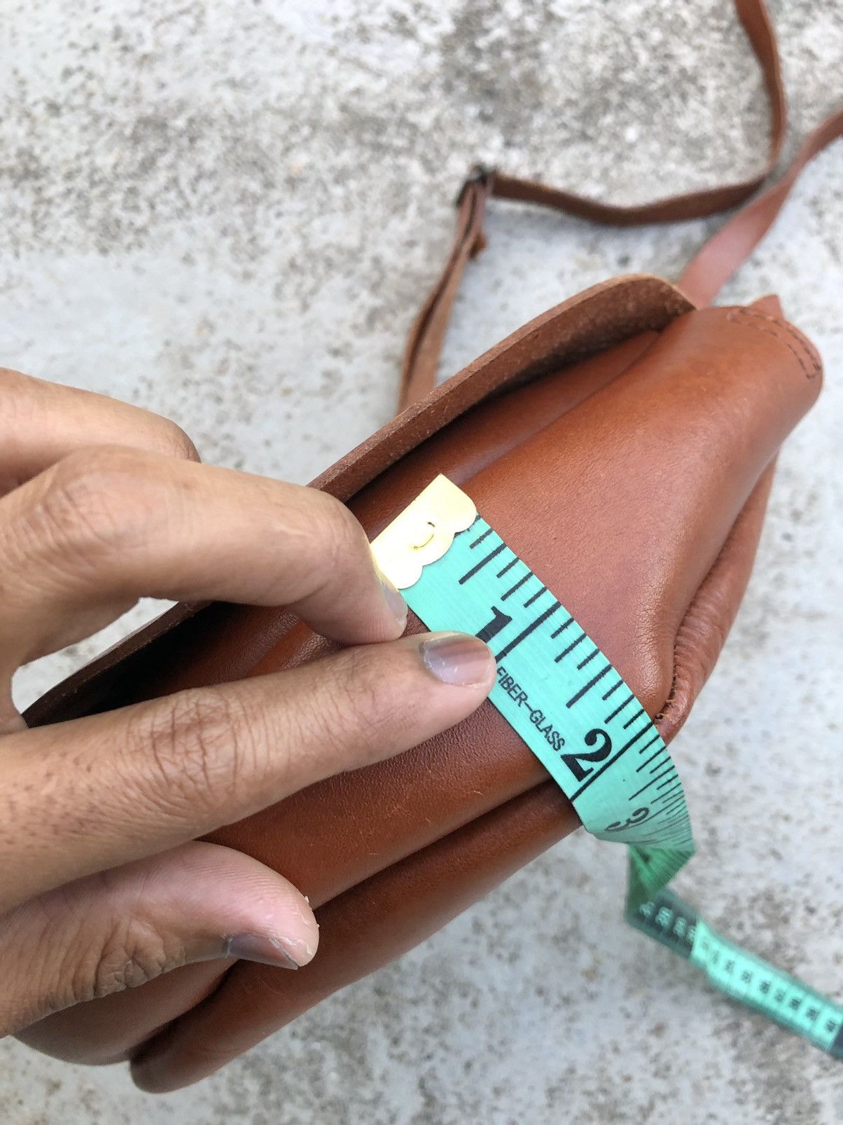 Genuine Leather STITCH LEATHER CROSSBODY BAG Size ONE SIZE - 11 Thumbnail