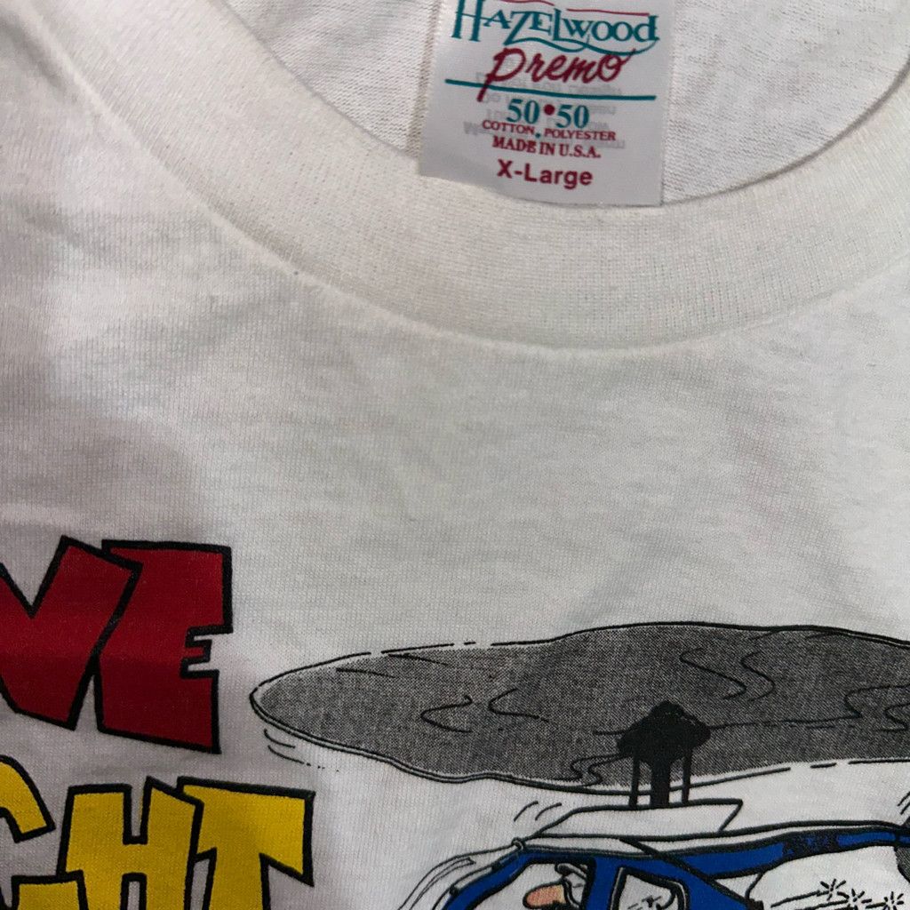 Other Vintage \"We Light Em We Bite Em\" Blue Police Dog t-shirt Size US XL / EU 56 / 4 - 4 Thumbnail