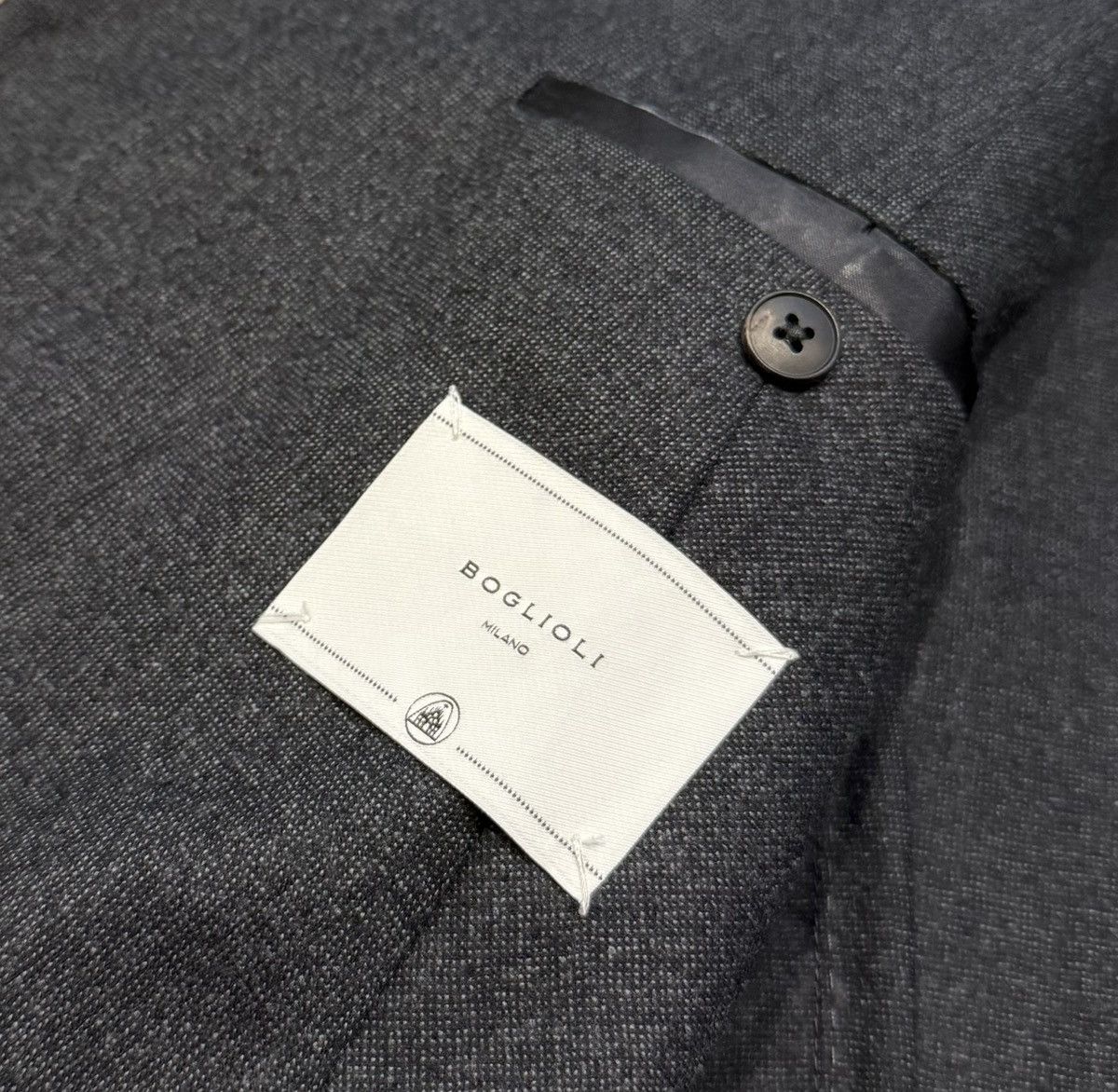 Boglioli Boglioli K. Jacket Gray Graphite Wool Blazer Size 42L - 7 Thumbnail