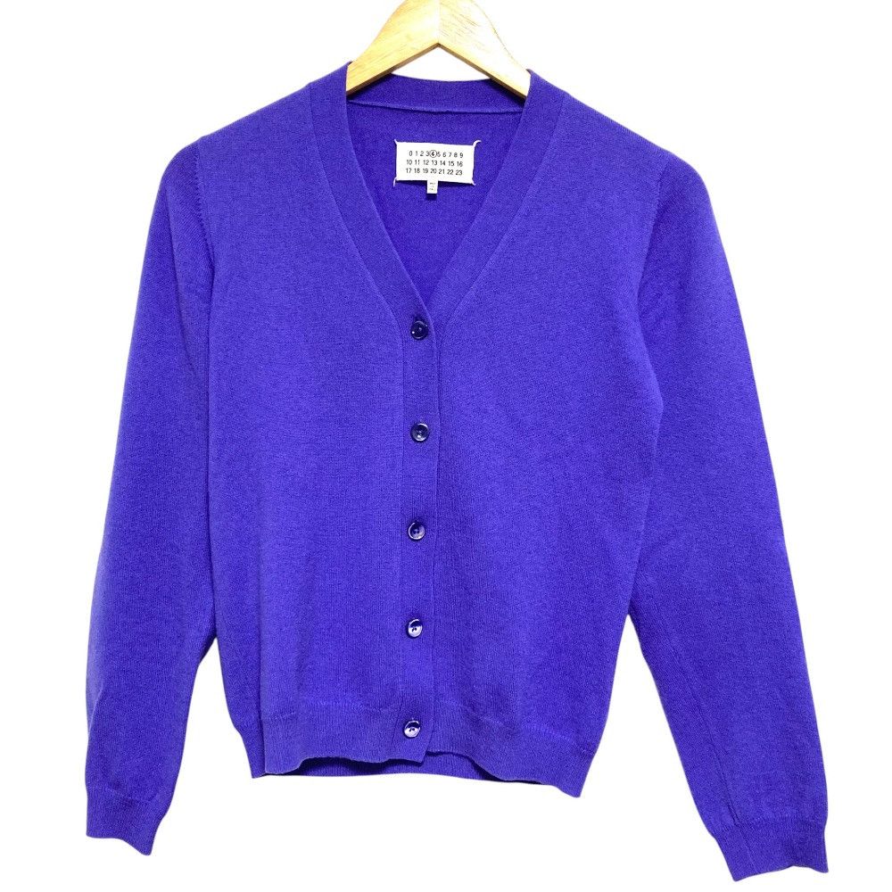 Maison Margiela Maison Martin Margiela Maison Margiela Elbow Patch Wool Cardigan Others Tops S51HA0870 DUTY FREE for USA Size ONE SIZE - 1 Thumbnail