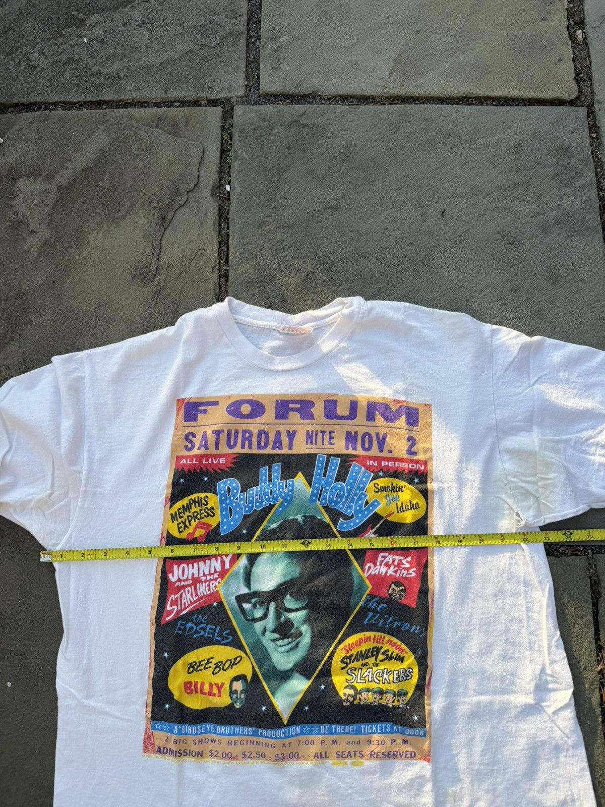 Vintage 1991 Buddy Holly Tour T Shirt Size XL Size US XL / EU 56 / 4 - 5 Thumbnail