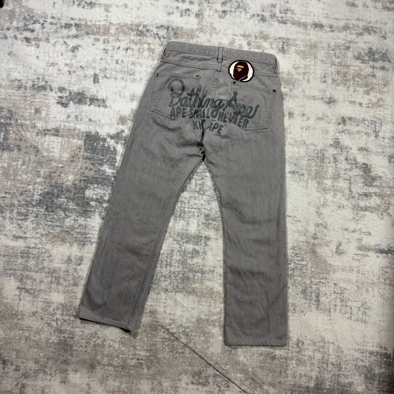 Bape × Nigo Authentic Bape 2000’s Champion Logo Jeans 30 Size US 30 / EU 46 - 1 Thumbnail