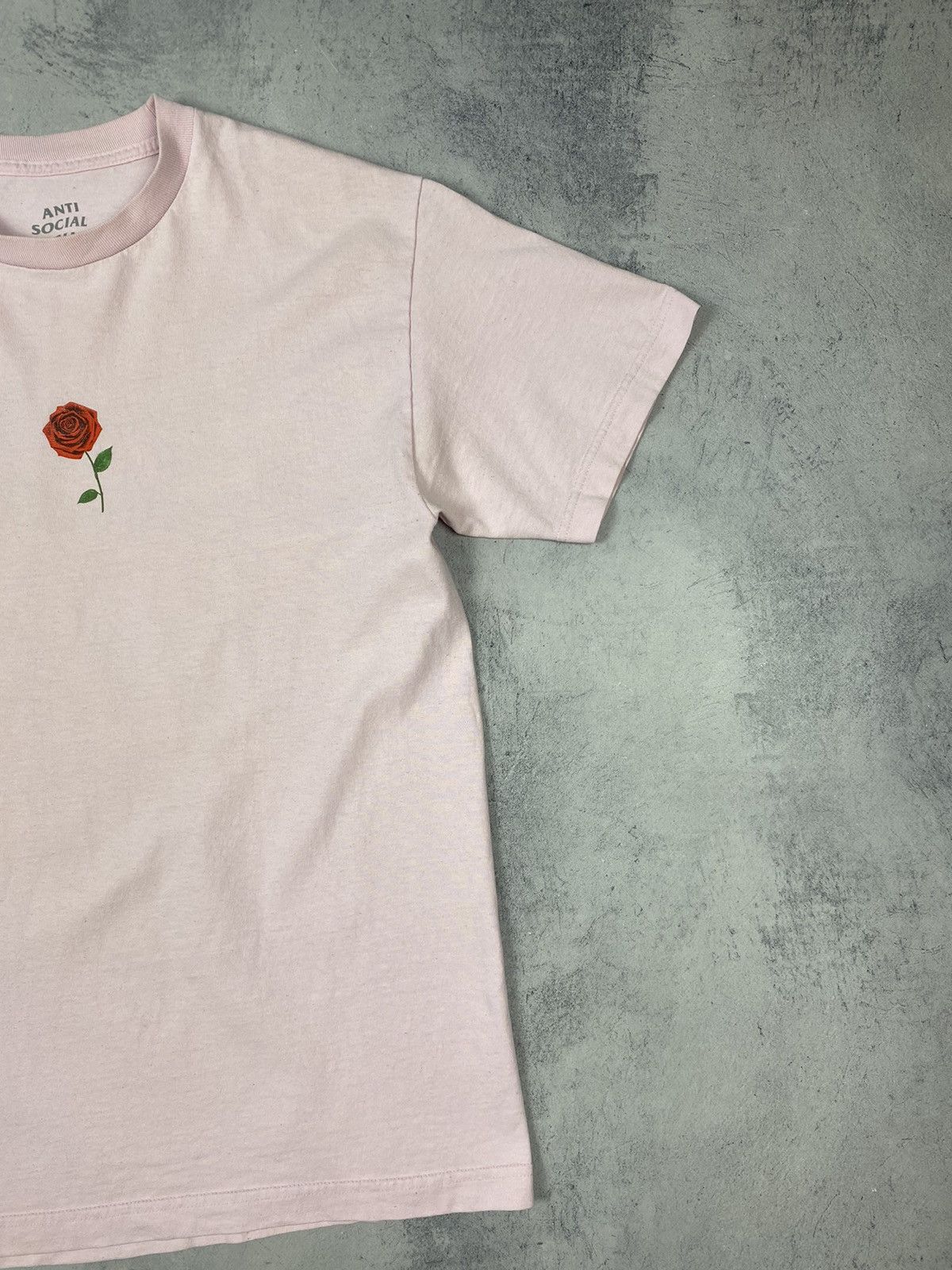 Anti Social Social Club Anti Social Social Club Roses Pink Big Logo T Shirt Size US M / EU 48-50 / 2 - 4 Thumbnail