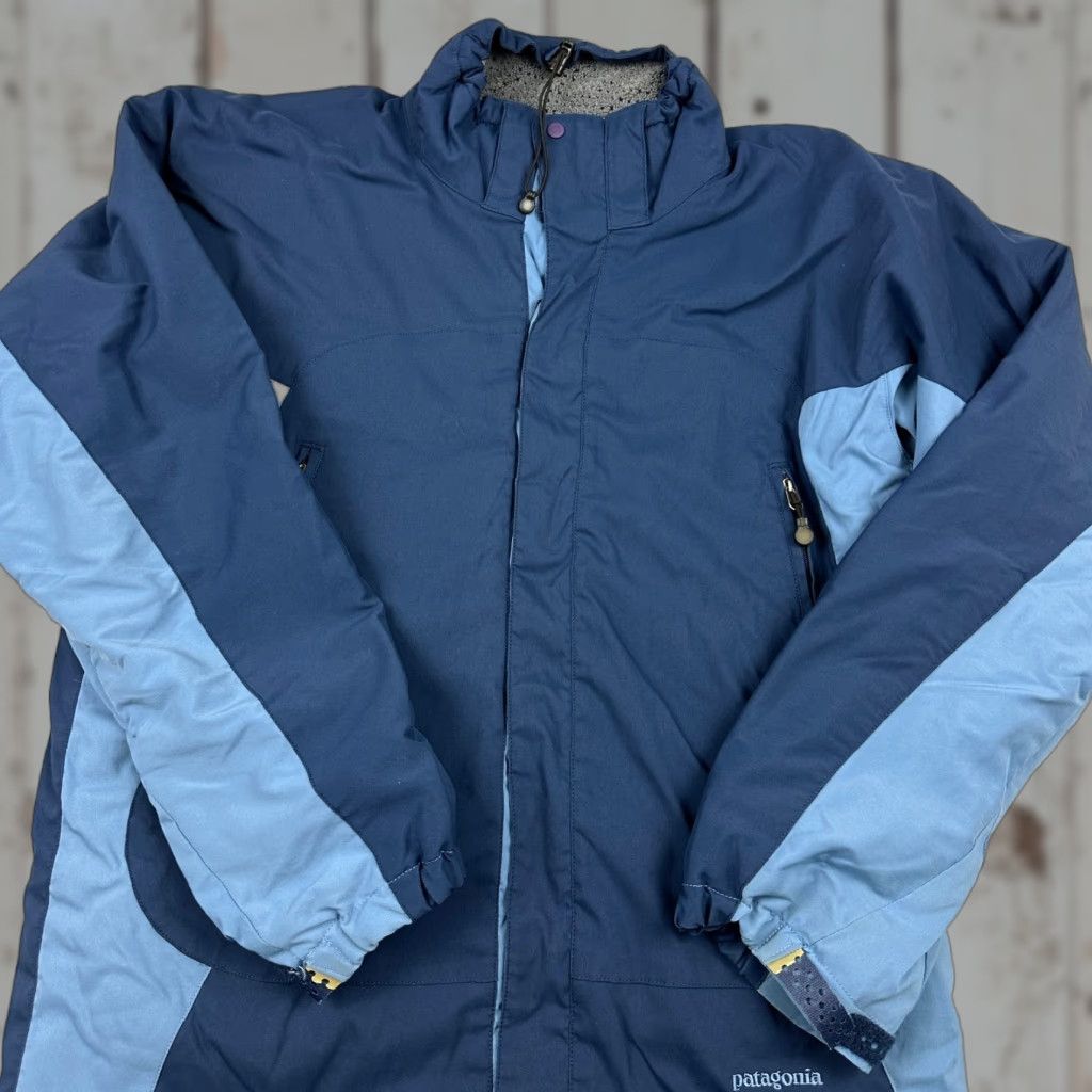 Patagonia VINTAGE Patagonia Technical Alpine Shell Jacket Men M Blue Zip Parka Outdoor Fall Winter Full Zip Pockets Logo Regular Jacket Size US M / EU 48-50 / 2 - 1 Thumbnail