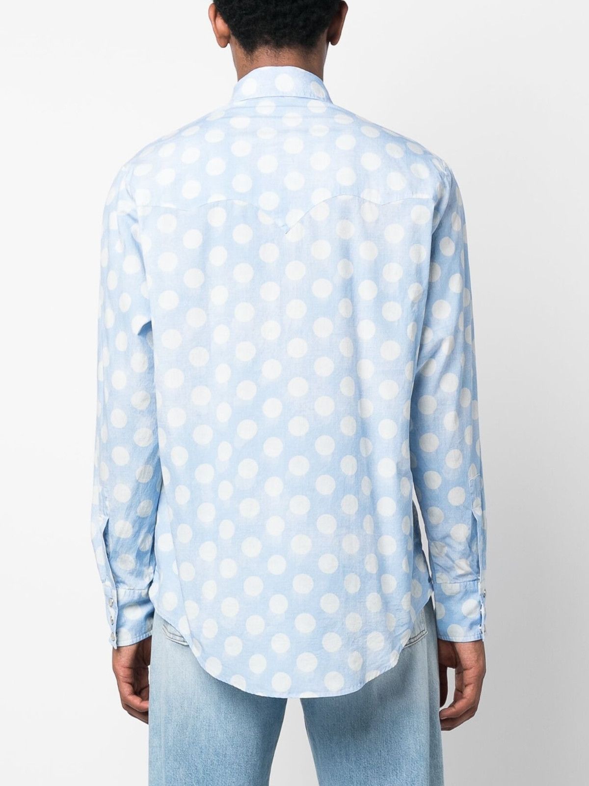 ERL o1y0125 Patterned Shirt in Blue/White Size US M / EU 48-50 / 2 - 4 Thumbnail