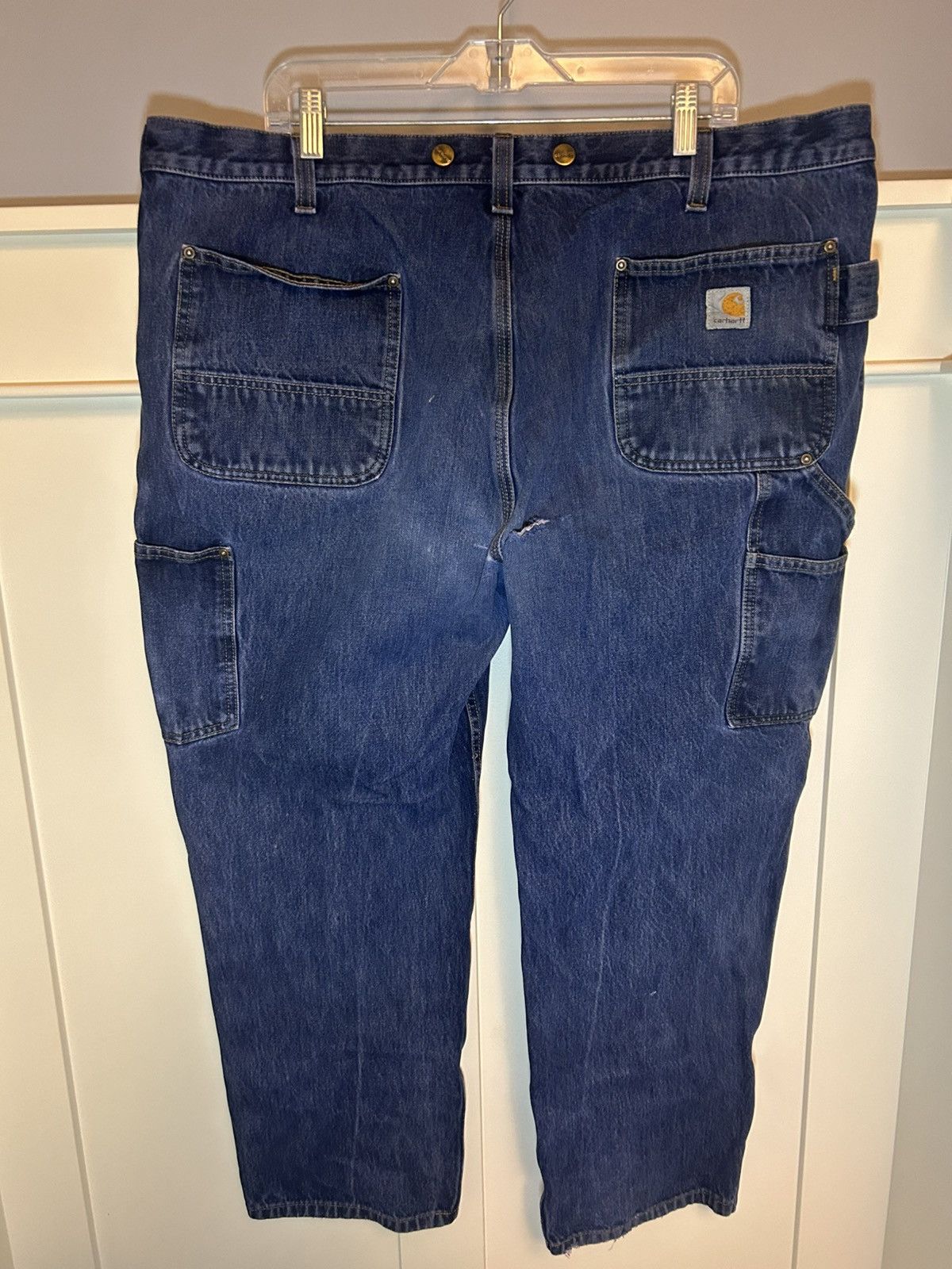 Carhartt × Vintage Carhartt Double Knee relaxed fit carpenter jeans Size US 42 / EU 58 - 2 Thumbnail