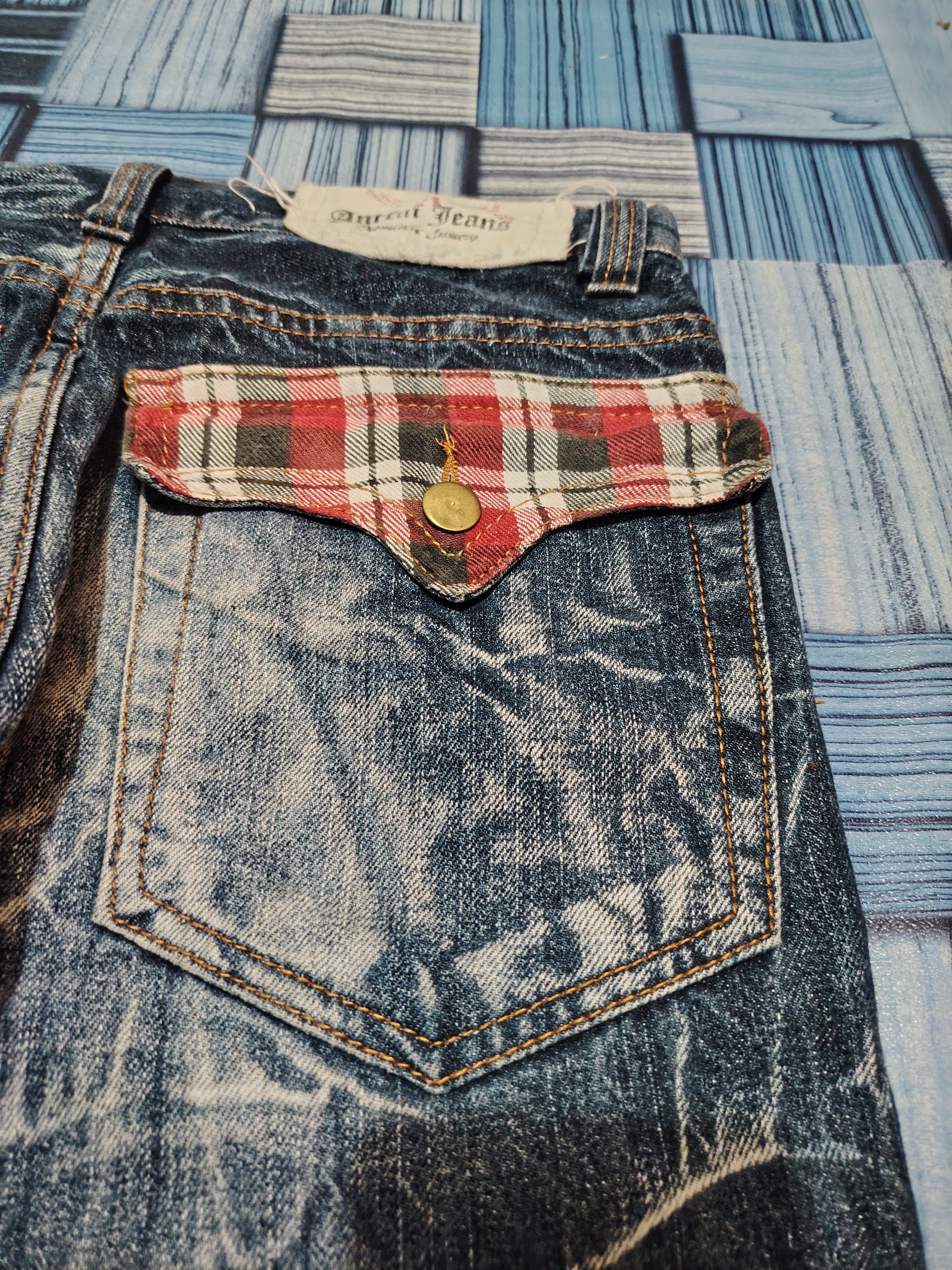 Who Decides War Japanese Antful Jeans Distressed Clawmark Flared Jeans Size US 29 - 15 Thumbnail