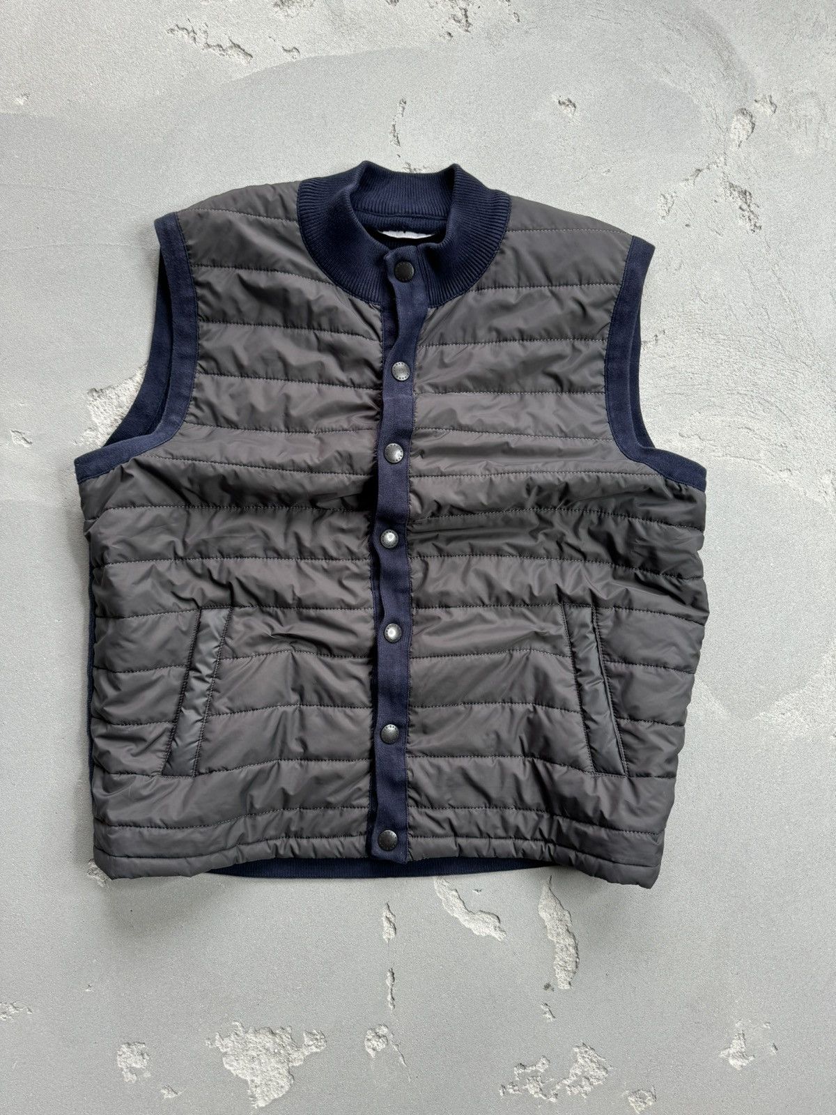 Barbour × Vintage Vintage BARBOUR Quilted Waistcoat Gilet Vest Size US XL / EU 56 / 4 - 1 Thumbnail