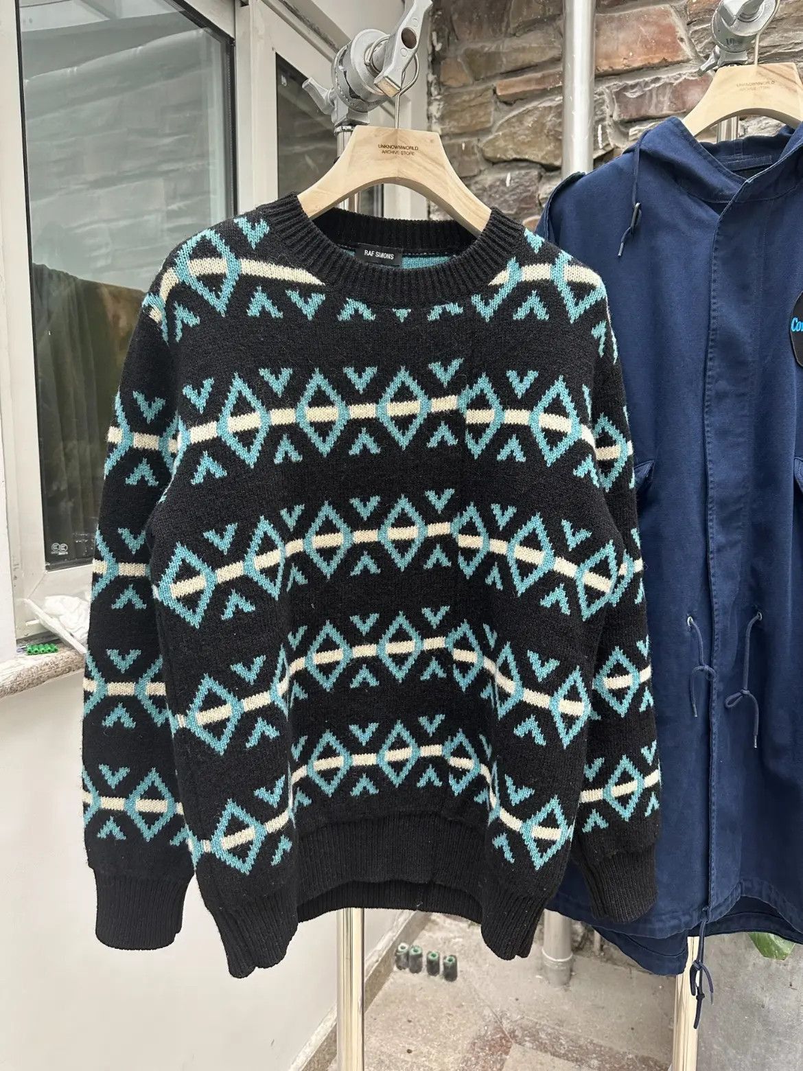 Raf Simons Raf Simons 16AW Diamond Pattern Sweater Size US M / EU 48-50 / 2 - 5 Thumbnail
