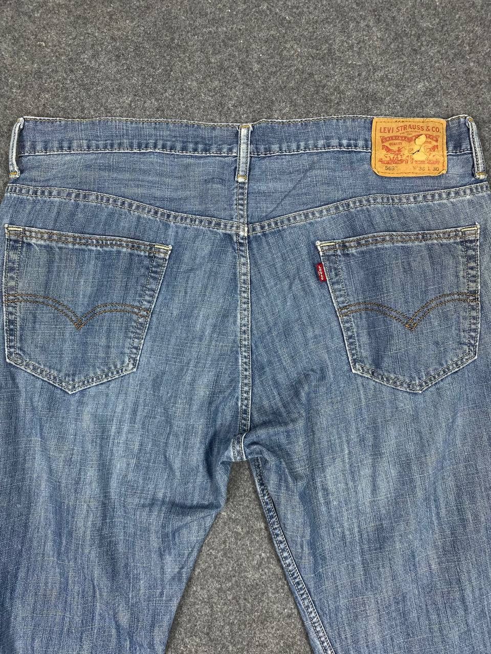 Levi's levis 569 loose fit distressed denim nice design Size US 40 / EU 56 - 3 Thumbnail