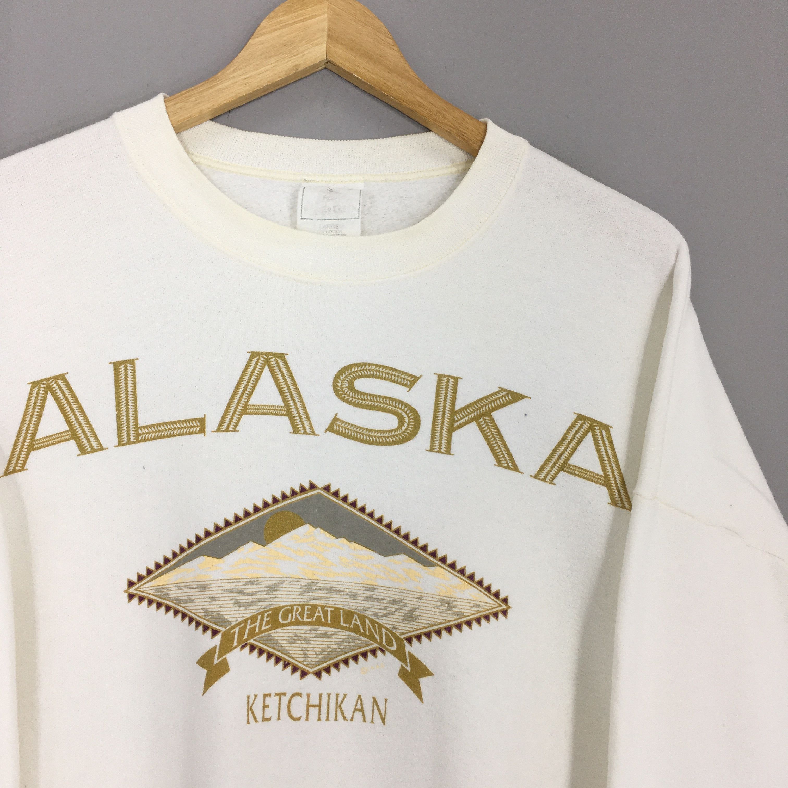 Vintage Vintage Alaska The Great Land Ketchikan Sweatshirt XLarge Size US XL / EU 56 / 4 - 2 Thumbnail