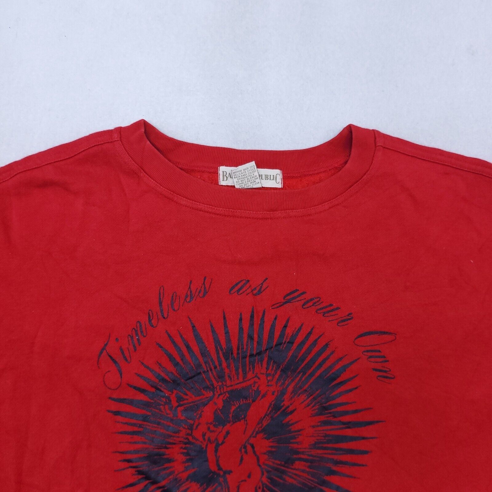 Banana Republic Banana Republic Pullover Sweatshirt Mens Size Medium M Red Size US M / EU 48-50 / 2 - 1 Thumbnail