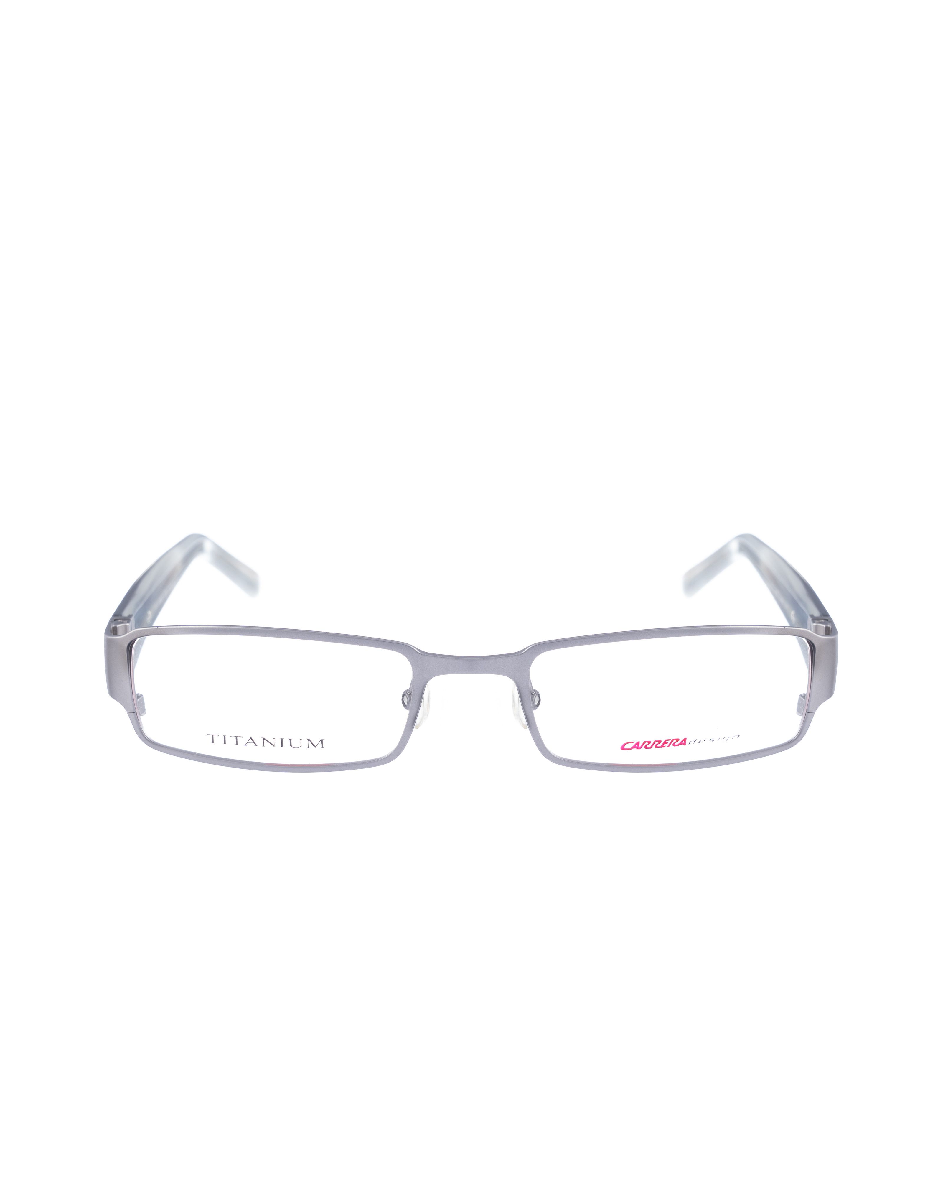Carrera Carrera 00s Rectangular Thick Silver Matte Metallic Glasses Size ONE SIZE - 1 Thumbnail