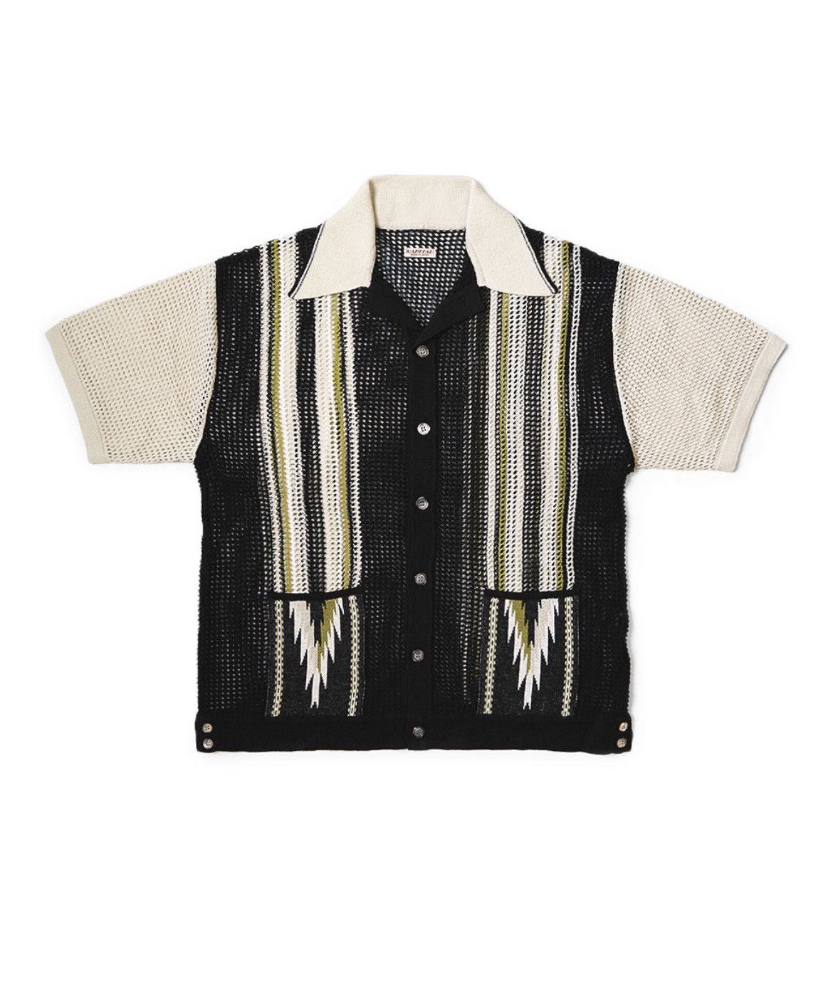 Kapital 12G Mesh Knit Tennessee Cuban Polo size 3 Size US L / EU 52-54 / 3 - 1 Thumbnail