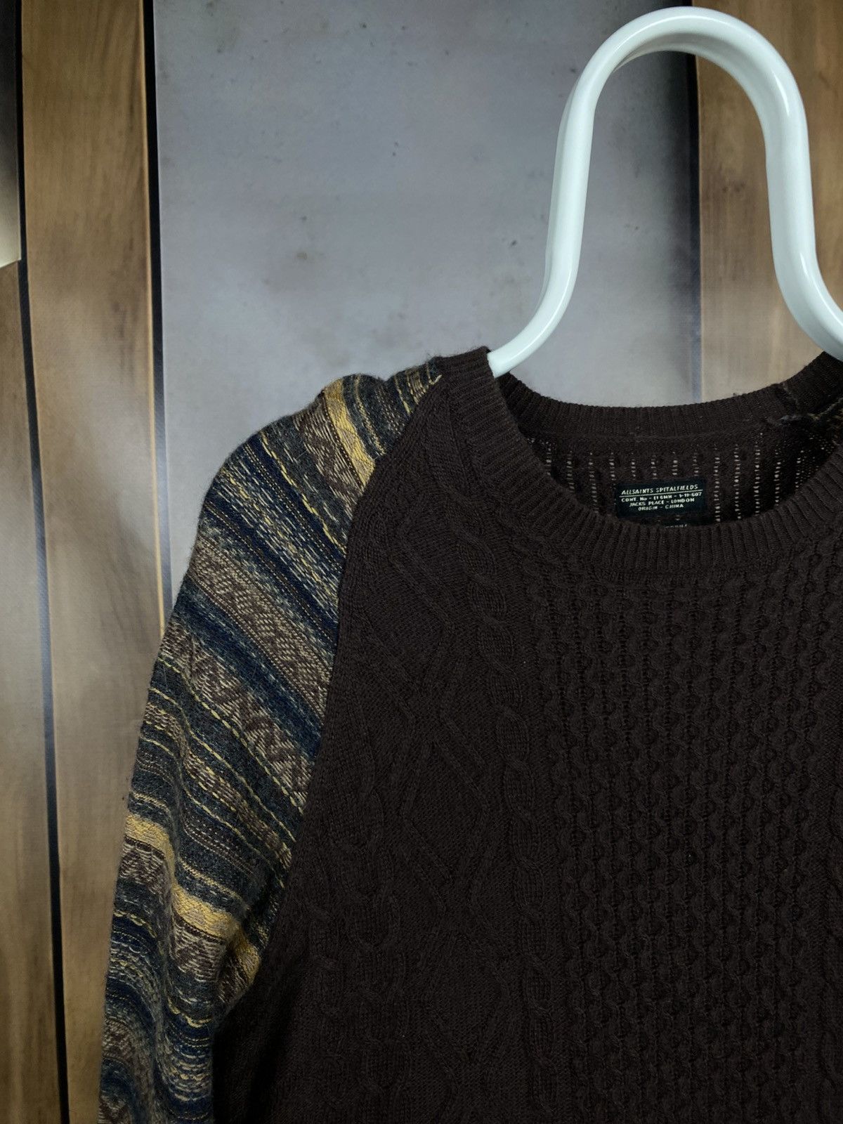 Allsaints 🧶Vintage 90s Sweatshirt Sweater Allsaints Knit🧶 Size M / US 6-8 / IT 42-44 - 4 Thumbnail