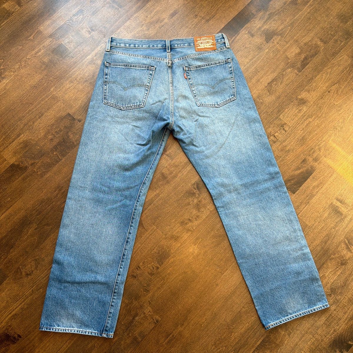 Levi's Levi’s 568 Medium Wash Loose Straight Jeans Size US 36 / EU 52 - 2 Thumbnail