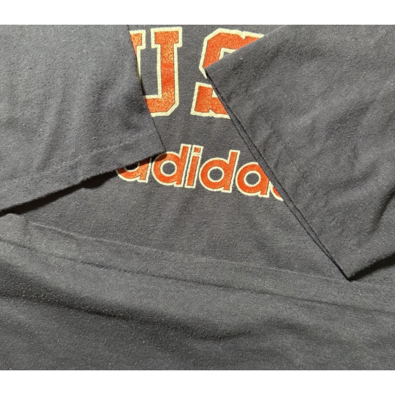 Adidas Vintage Adidas USA Shirt Single Stitch 1980s Size Large Size US L / EU 52-54 / 3 - 3 Thumbnail