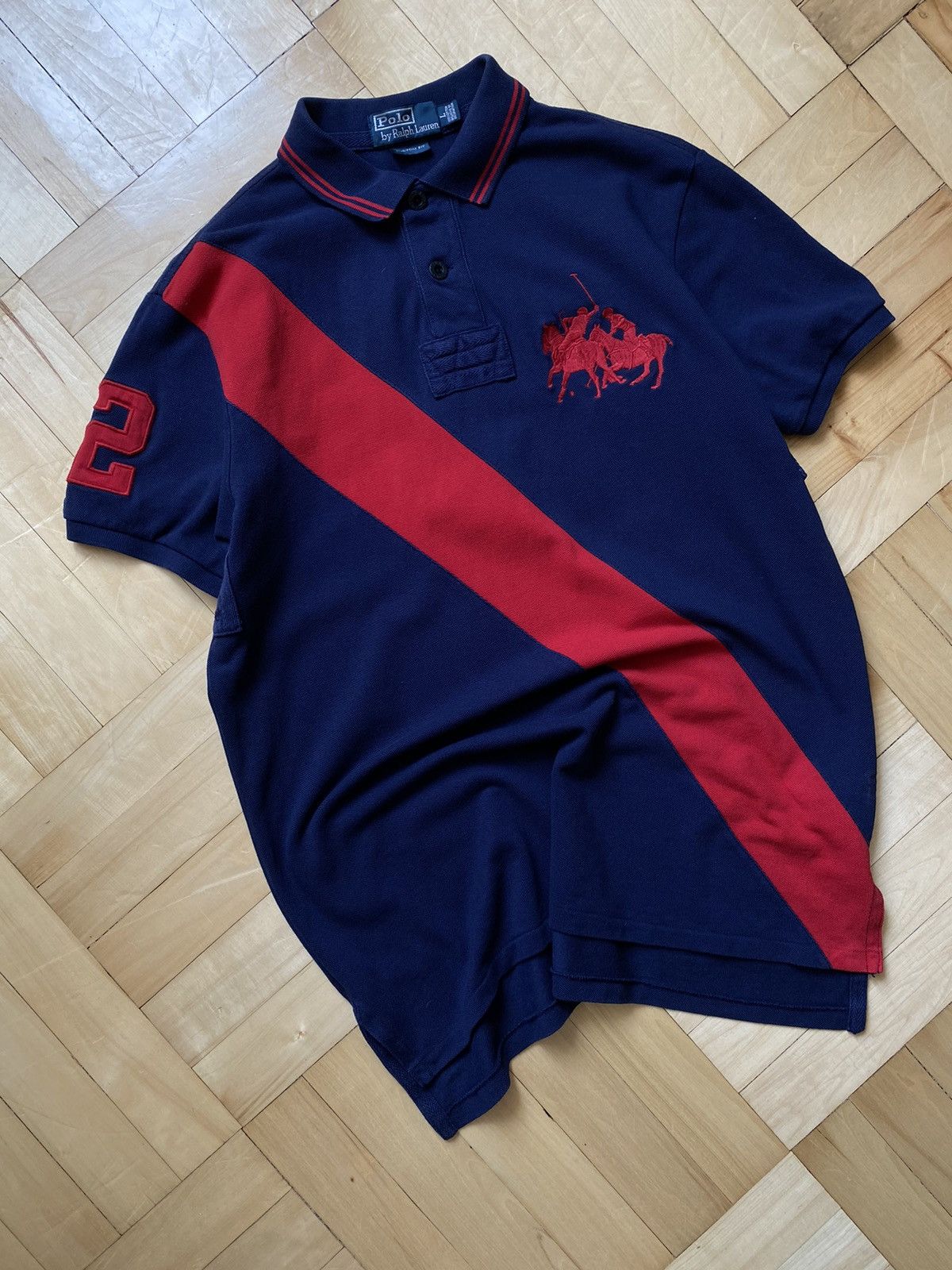 Polo Ralph Lauren × Vintage Vintage Polo Ralph Lauren Big Logo Shirt #2 Size US L / EU 52-54 / 3 - 4 Thumbnail