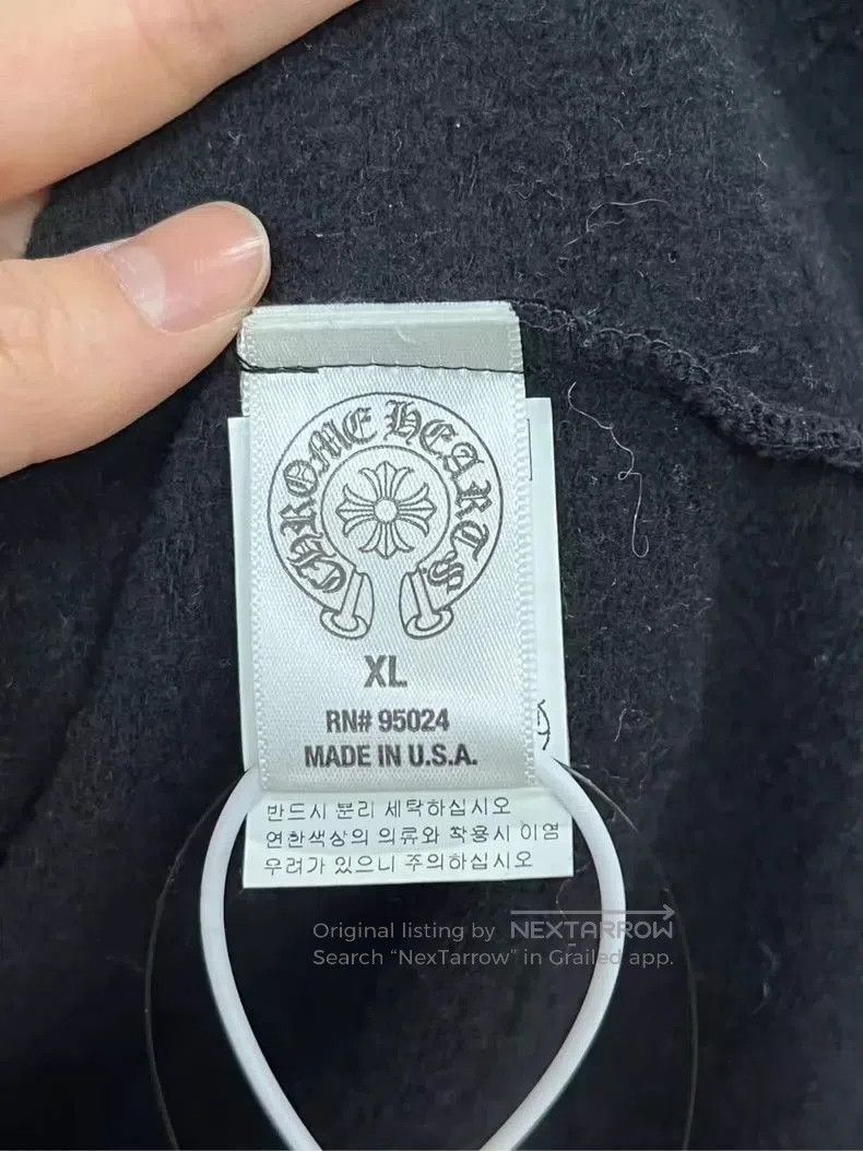 Chrome Hearts Chrome Hearts Hoodie with Vine Cross Design. Size US XL / EU 56 / 4 - 8 Thumbnail