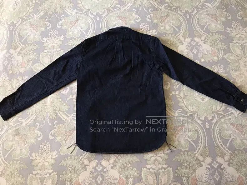 Vintage RGT Oak White Denim Shirt. Size US S / EU 44-46 / 1 - 2 Thumbnail