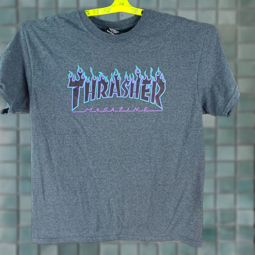 Thrasher Thrasher Shirt Thrasher Adult Large Gray Graphic Tee Mens Size US L / EU 52-54 / 3 - 1 Thumbnail