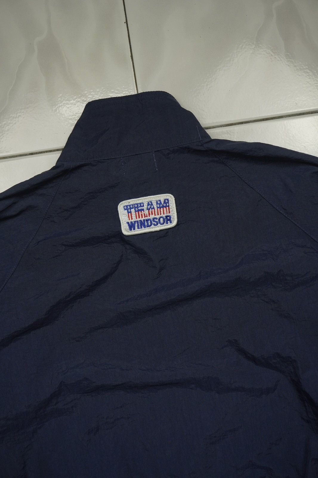 Vintage Vintage Team Windsor Windbreaker Full Zipper 90s Mens Japan Size US XL / EU 56 / 4 - 3 Thumbnail