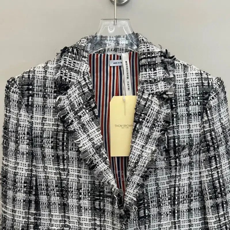 Thom Browne Thom Browne Gray Short Sleeve Blazer . Size S / US 4 / IT 40 - 1 Thumbnail
