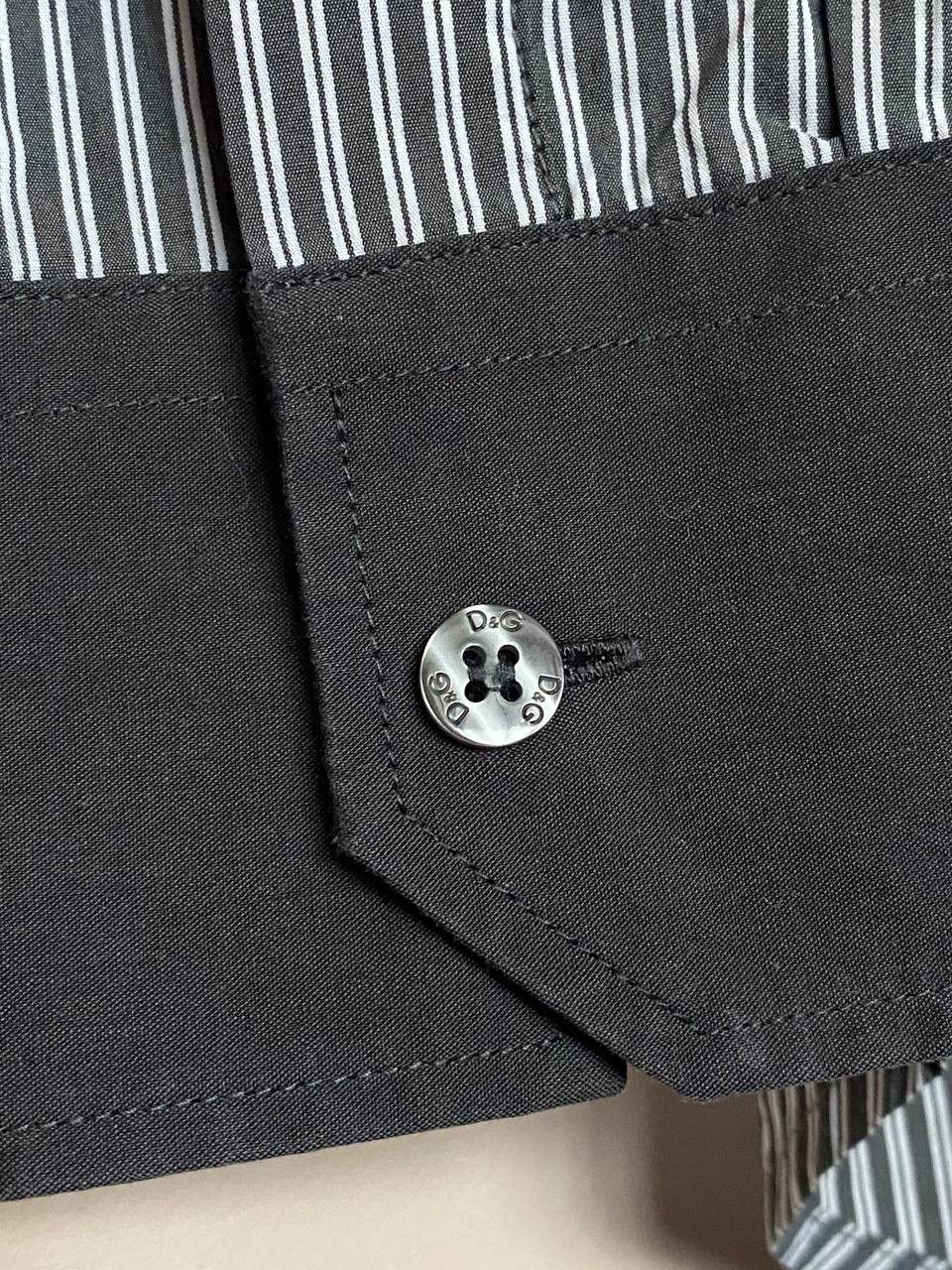 Dolce & Gabbana × Vintage Vintage Dolce & Gabbana Formal Grey Shirt Luxury L Size Size US L / EU 52-54 / 3 - 4 Thumbnail