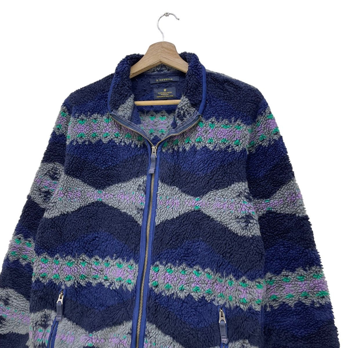 Paul Smith 💥Vintage R New Bold Aztec Flecee Jacket Size US S / EU 44-46 / 1 - 3 Thumbnail