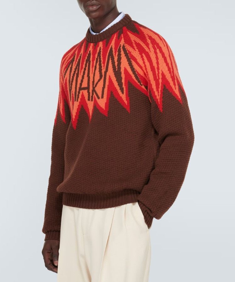 Marni o1f1d3z0725 Wool Knitwear in Multicolor Size US M / EU 48-50 / 2 - 5 Thumbnail