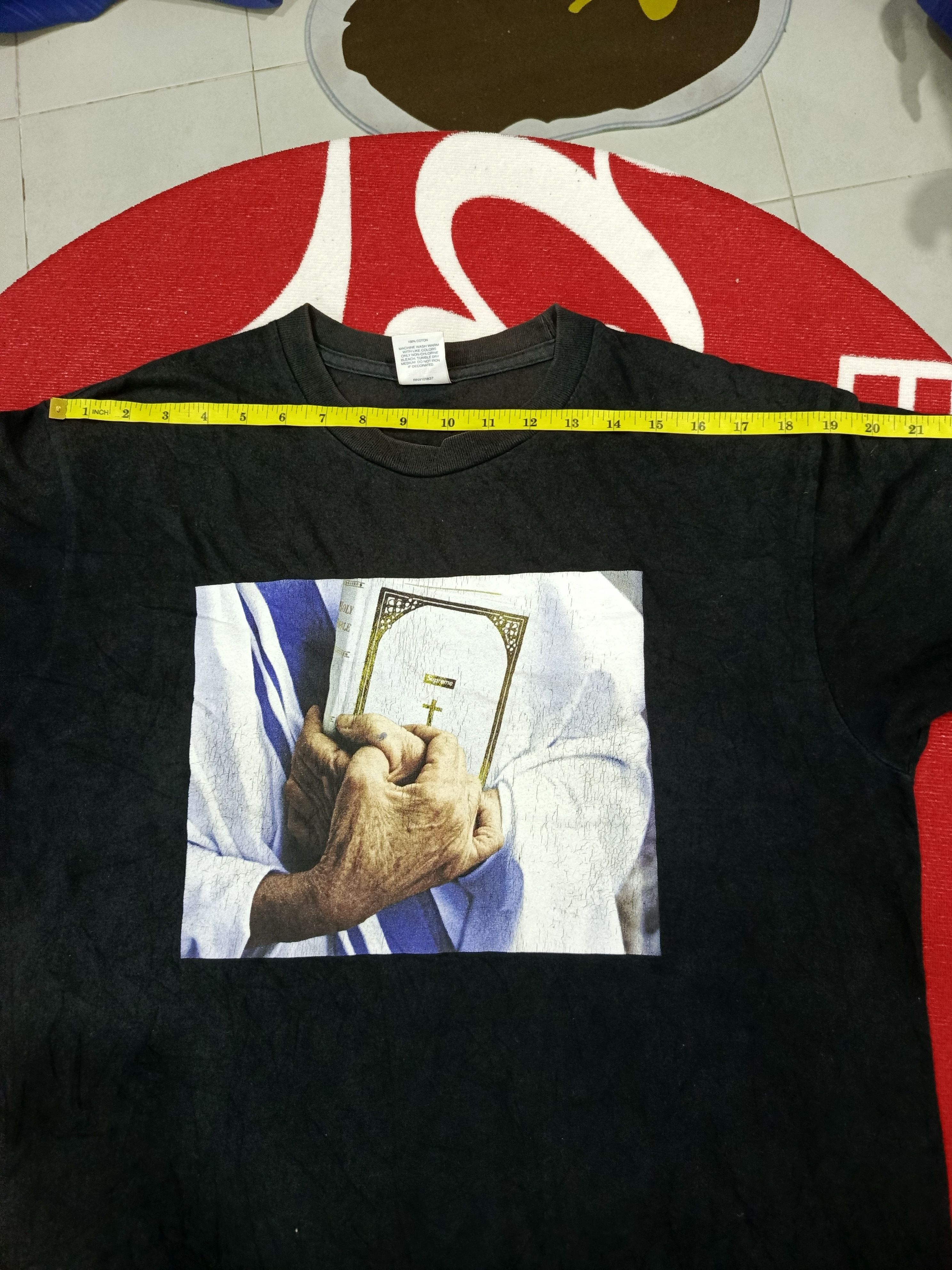 Supreme Supreme Bible Tee Size US M / EU 48-50 / 2 - 8 Thumbnail