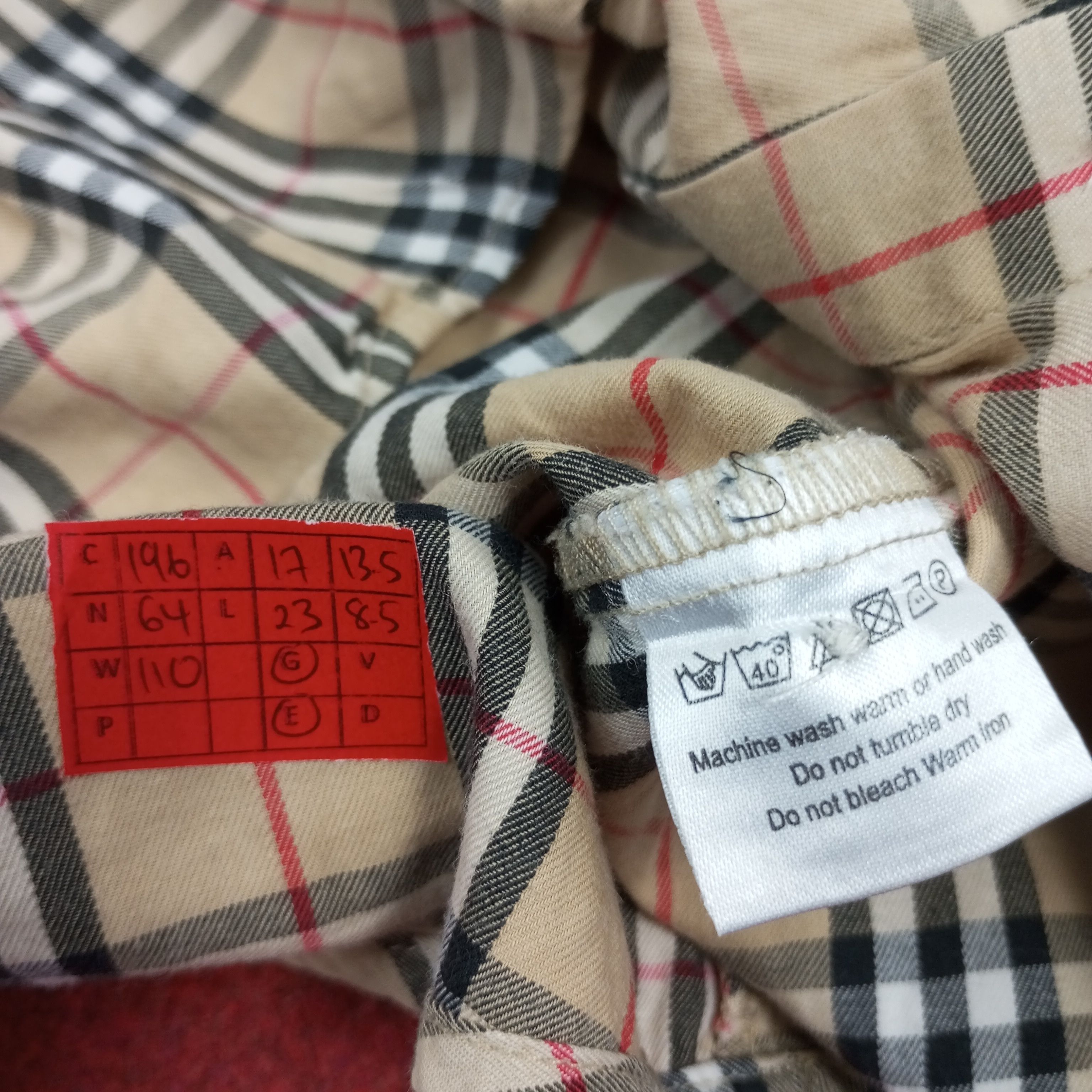 Burberry × Vintage Burberry London Luxury Brand Fashion Style Nova Check Shirt Size S / US 4 / IT 40 - 5 Thumbnail