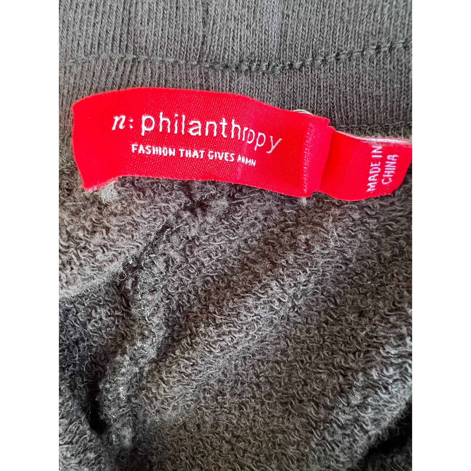 Phlannel Philanthropy womens jogers sweatpants pockets size L A000192 Size 30" / US 8 / IT 44 - 5 Thumbnail