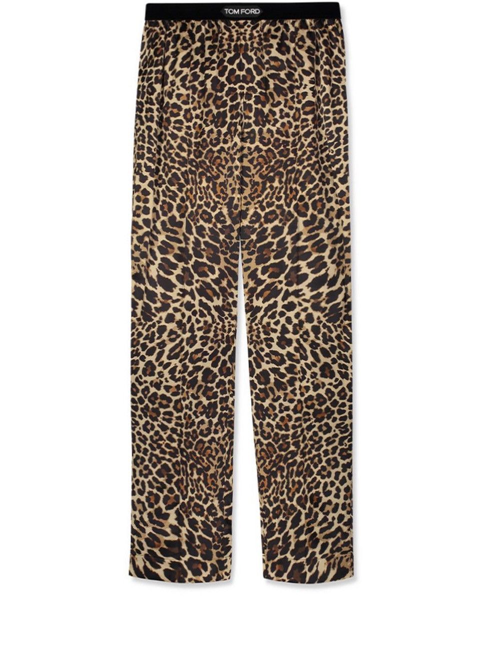 Tom Ford SILK SATIN PIJAMA PANTS Leopard Size US 34 / EU 50 - 1 Preview