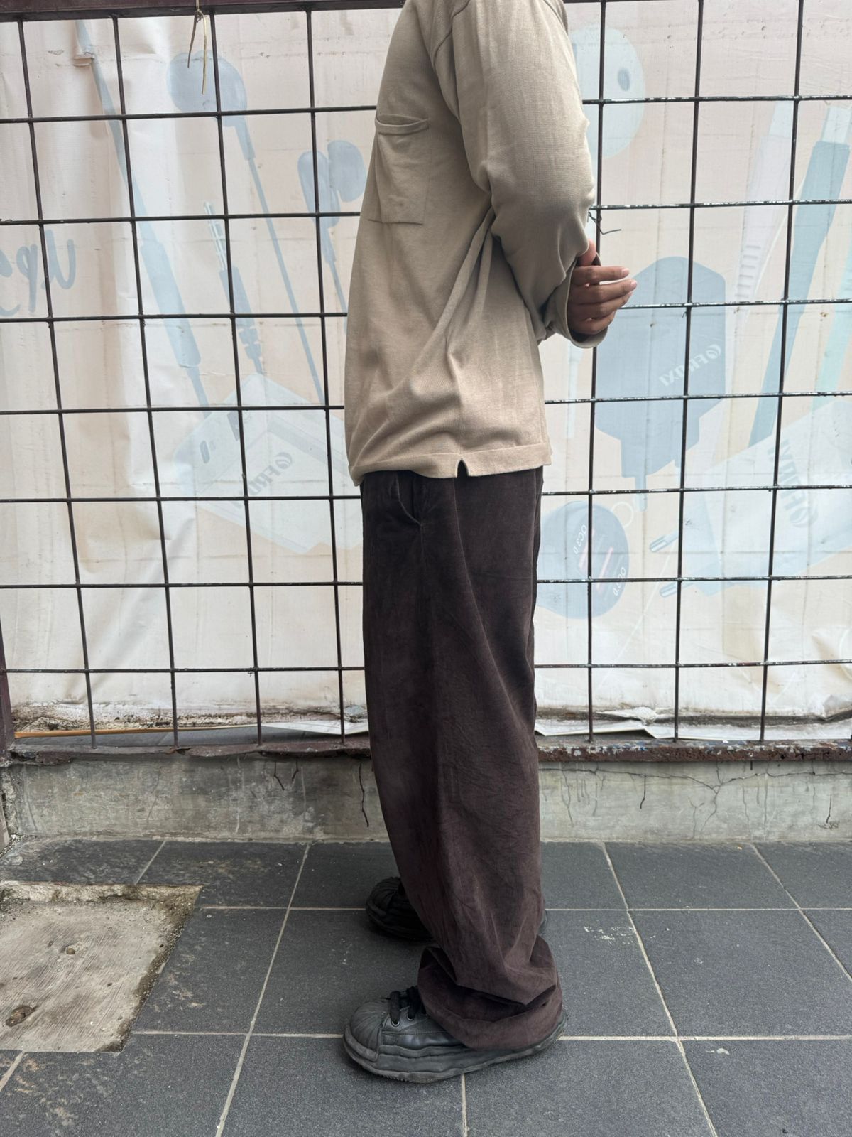 Miu Miu Fall 1999 Wide Leg Corduroy Trousers Size US 30 / EU 46 - 7 Thumbnail