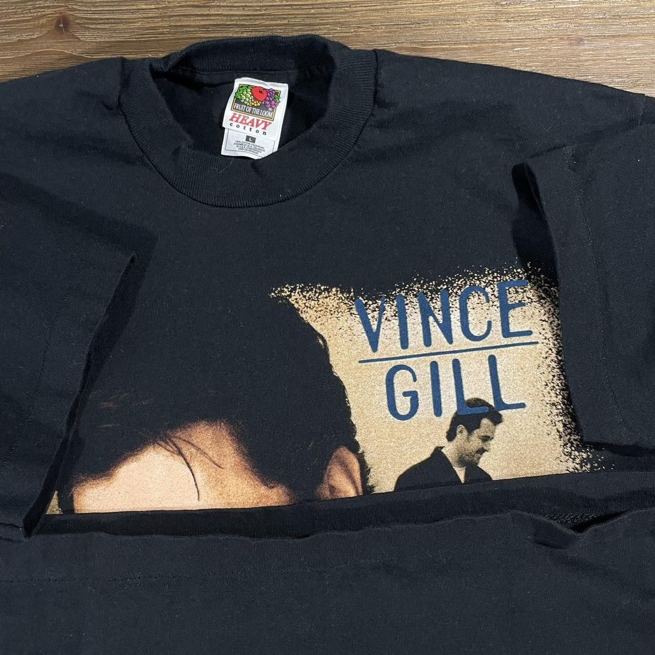 Band Tees × Vintage Vintage 90’s Vince Gill Country Music Tour T-Shirt Size US L / EU 52-54 / 3 - 5 Thumbnail