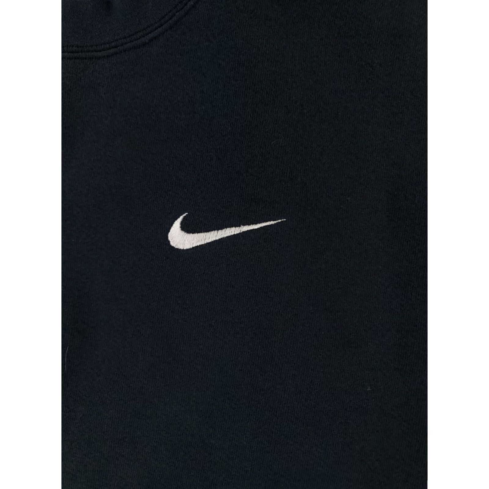 Nike VINTAGE Nike Sweatshirt Black Short Sleeve Made USA Mens L 90s Pullover Shirt Size US L / EU 52-54 / 3 - 2 Thumbnail