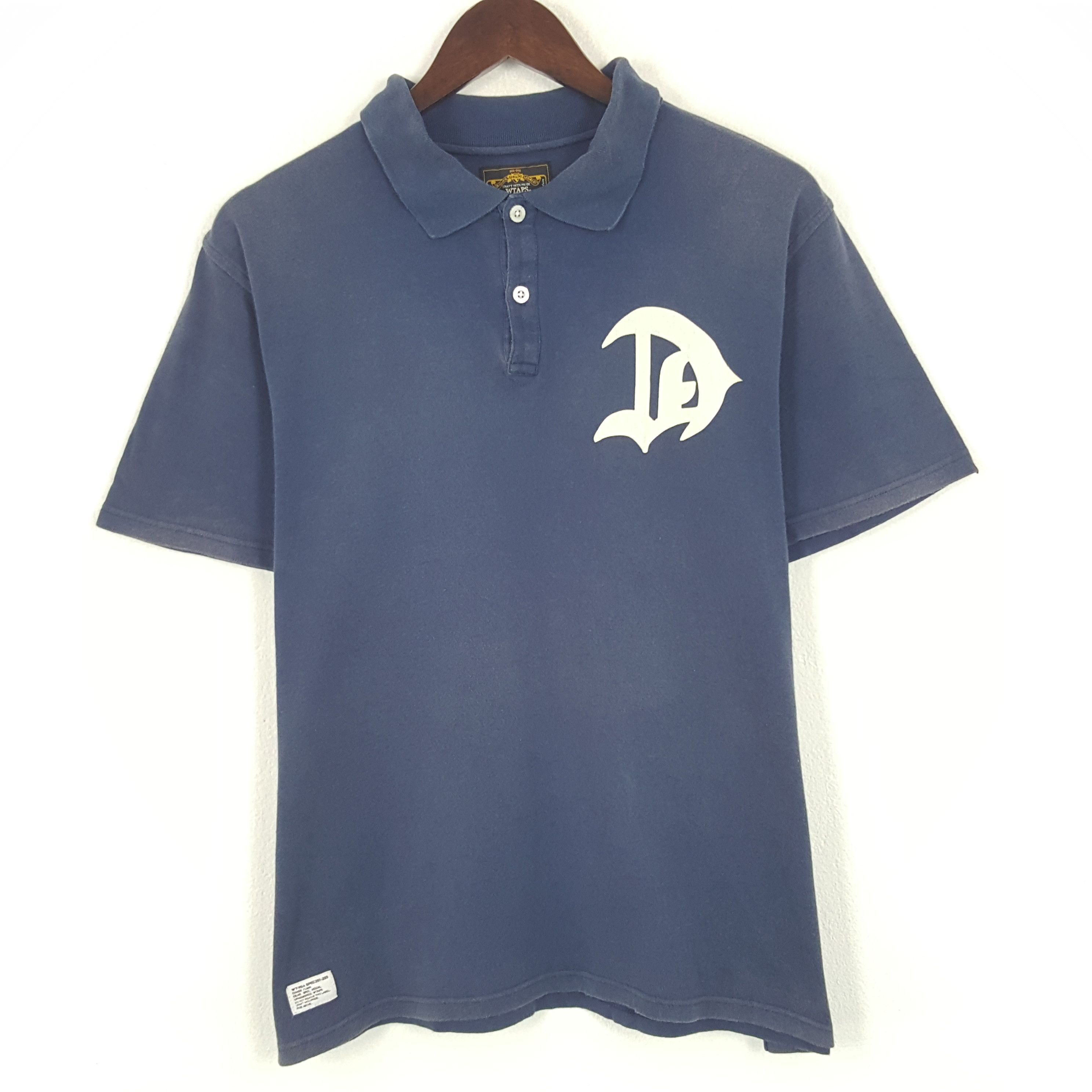Japanese Brand × Vintage × Wtaps Vintage WTAPS 23 Japanese Polos Shirt Size US L / EU 52-54 / 3 - 3 Thumbnail