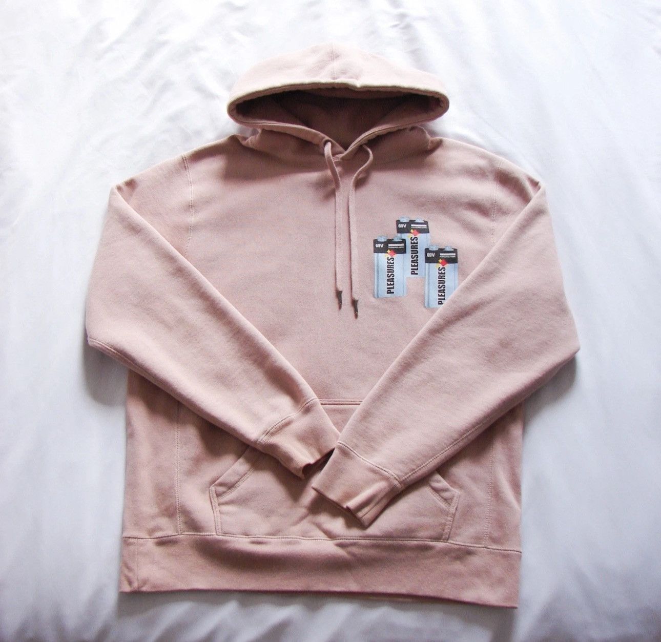 Pleasures PLEASURES Pastel Pink 69V Battery Skate Hoodie Sweater Size US M / EU 48-50 / 2 - 2 Thumbnail