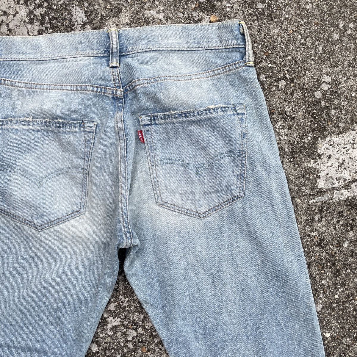 Japanese Brand Vintage Y2k Levis Patchwork Distressed Denim Jeans Size US 32 / EU 48 - 10 Thumbnail