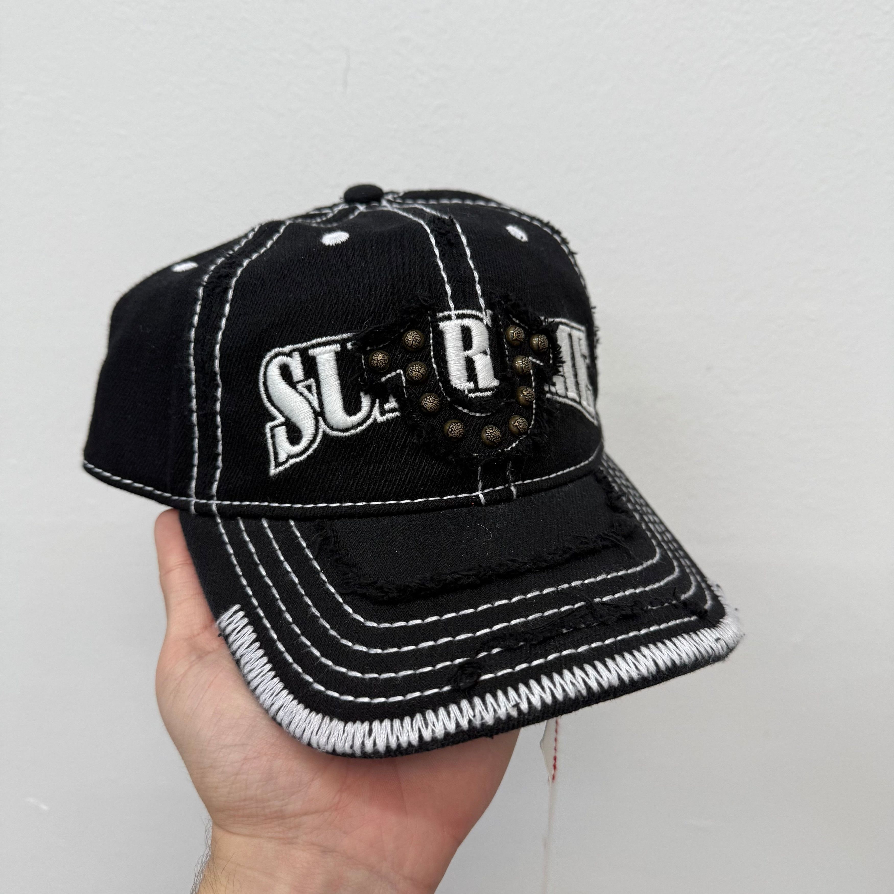 Supreme × True Religion CAMO Supreme True Religion Black 6-Panel